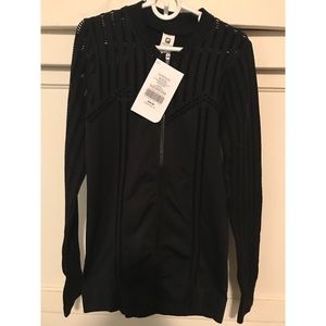 NWT Fabletics Lila Seamless Jacket, XS, Black